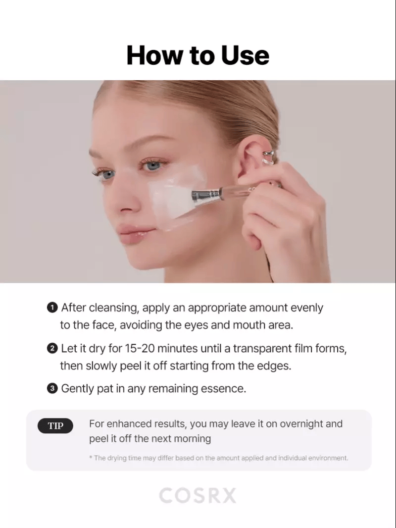 COSRX PDRN EXOSOME Skinplaning Glaze Mask