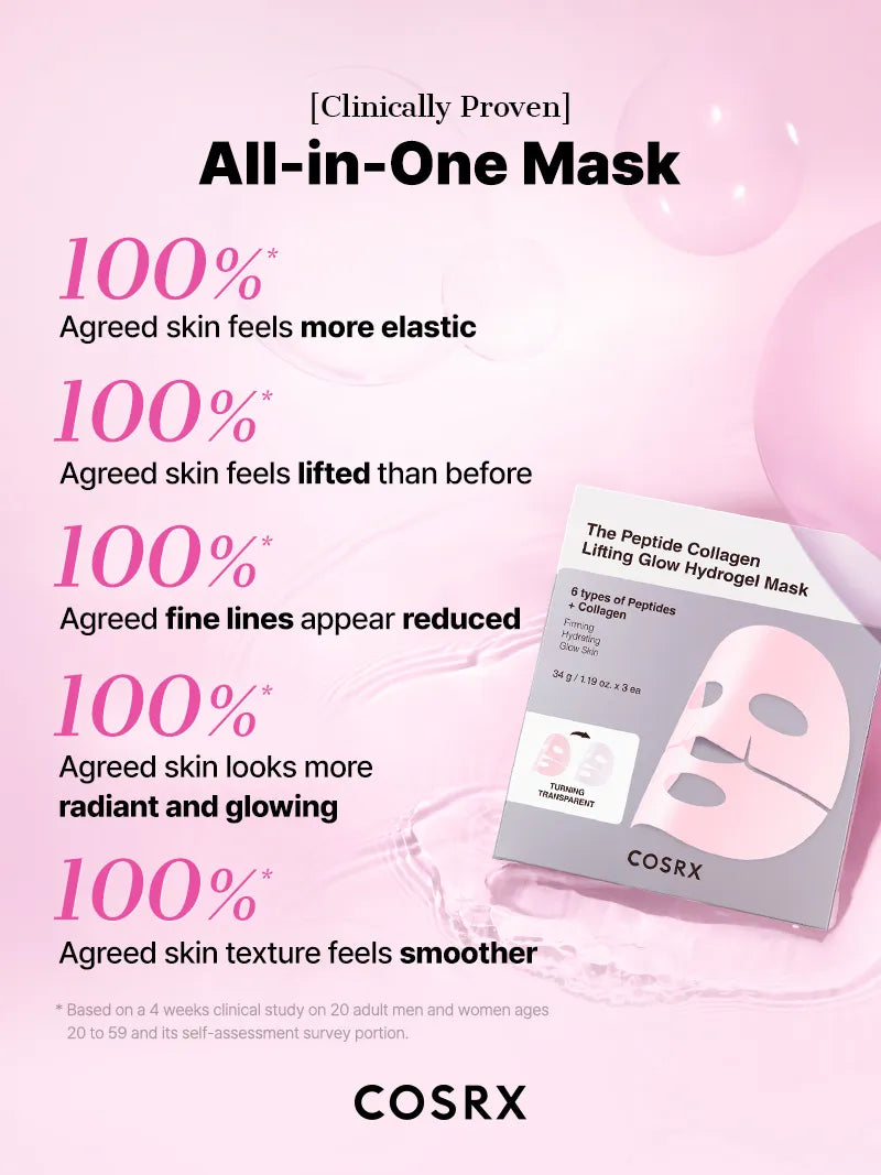 COSRX The Peptide Collagen Lifting Glow Hydrogel Mask