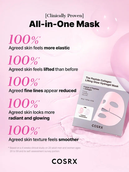 COSRX The Peptide Collagen Lifting Glow Hydrogel Mask